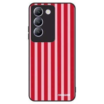 Szilikon tok erre a típusra Vivo V40 SE 5G - Lines red