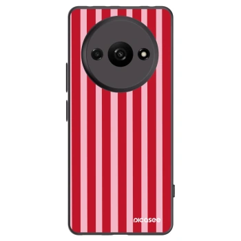 Picasee fekete szilikon tok az alábbi mobiltelefonokra Xiaomi Redmi A3 - Lines red
