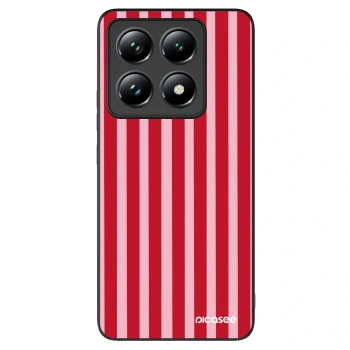 Szilikon tok erre a típusra Xiaomi 14T Pro - Lines red