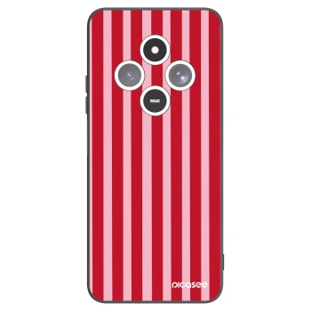 Picasee fekete szilikon tok az alábbi mobiltelefonokra Xiaomi Redmi 14C - Lines red