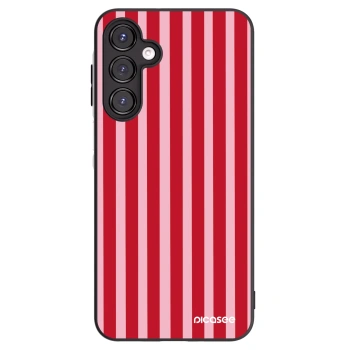 Picasee fekete szilikon tok az alábbi mobiltelefonokra Samsung Galaxy A16 5G - Lines red