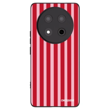 Picasee fekete szilikon tok az alábbi mobiltelefonokra Honor Magic7 Lite 5G - Lines red