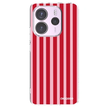 Picasee átlátszó szilikon tok az alábbi mobiltelefonokra Xiaomi Redmi Note 14 4G - Lines red