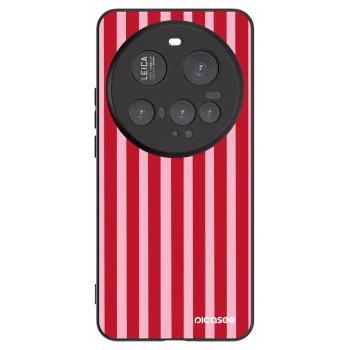 Picasee fekete szilikon tok az alábbi mobiltelefonokra Xiaomi 15 Ultra - Lines red