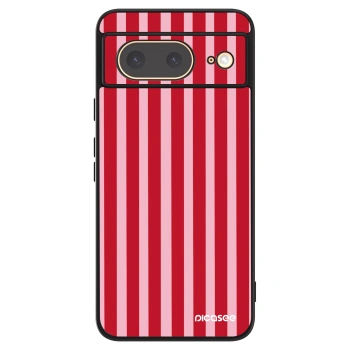 Szilikon tok erre a típusra Google Pixel 8 - Lines red