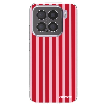 Picasee átlátszó szilikon tok az alábbi mobiltelefonokra Xiaomi 15 - Lines red