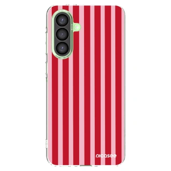 Picasee átlátszó szilikon tok az alábbi mobiltelefonokra Samsung Galaxy A26 5G A266B - Lines red