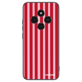 Picasee fekete szilikon tok az alábbi mobiltelefonokra Xiaomi Poco C75 - Lines red
