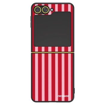 Szilikon tok erre a típusra Samsung Galaxy Z Flip5 5G - Lines red