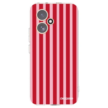Picasee átlátszó szilikon tok az alábbi mobiltelefonokra Honor 400 5G - Lines red