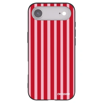 Picasee fekete szilikon tok az alábbi mobiltelefonokra Apple iPhone Air - Lines red