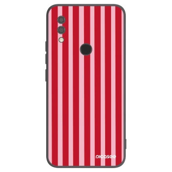 Picasee fekete szilikon tok az alábbi mobiltelefonokra Xiaomi Redmi 7 - Lines red