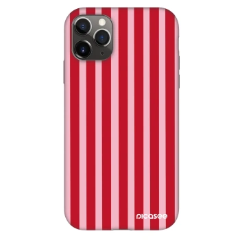 Szilikon tok erre a típusra Apple iPhone 11 Pro - Lines red