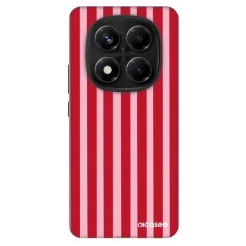 Szilikon tok erre a típusra Xiaomi Redmi Note 14 Pro 5G - Lines red