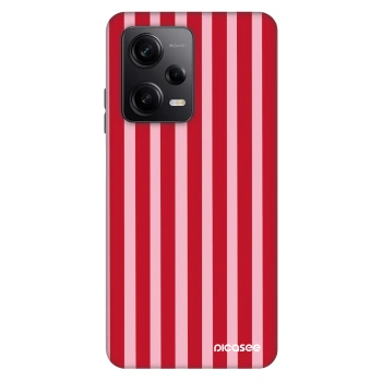 Szilikon tok erre a típusra Xiaomi Redmi Note 12 Pro 5G - Lines red