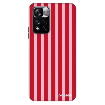 Szilikon tok erre a típusra Xiaomi Redmi Note 11 Pro - Lines red