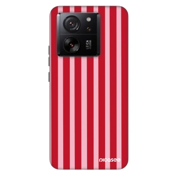 Picasee Fashion Case Xiaomi 13T Pro - Lines red