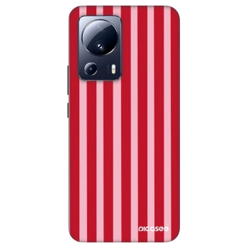 Szilikon tok erre a típusra Xiaomi 13 Lite - Lines red