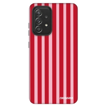 Szilikon tok erre a típusra Samsung Galaxy A52s 5G A528B - Lines red