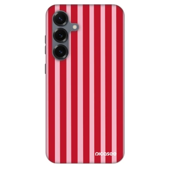 Szilikon tok erre a típusra Samsung Galaxy S25+ 5G - Lines red