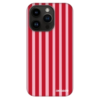 Szilikon tok erre a típusra Apple iPhone 14 Pro - Lines red