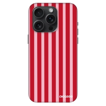 Szilikon tok erre a típusra Apple iPhone 15 Pro - Lines red