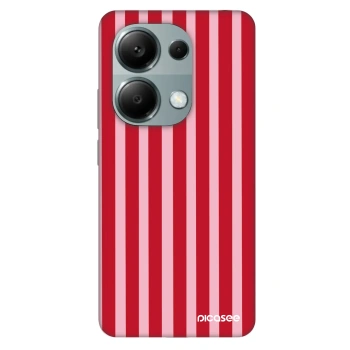 Szilikon tok erre a típusra Xiaomi Redmi Note 13 Pro 4G - Lines red