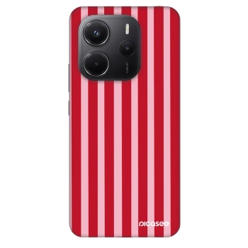 Szilikon tok erre a típusra Xiaomi Redmi Note 14 4G - Lines red