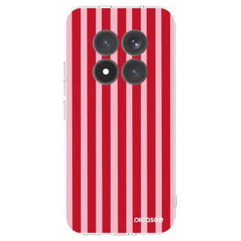 Picasee átlátszó szilikon tok az alábbi mobiltelefonokra Xiaomi Redmi Note 15 Pro+ - Lines red