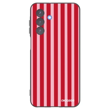 Picasee fekete szilikon tok az alábbi mobiltelefonokra Samsung Galaxy A17 5G - Lines red