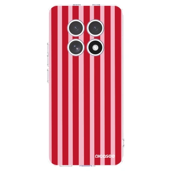 Picasee átlátszó szilikon tok az alábbi mobiltelefonokra Xiaomi Redmi Note 15 4G - Lines red