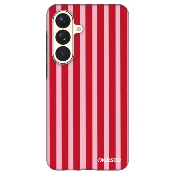 Szilikon tok erre a típusra Samsung Galaxy S26+ - Lines red
