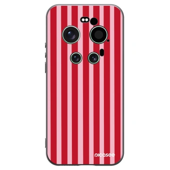 Picasee fekete szilikon tok az alábbi mobiltelefonokra Xiaomi 17 Ultra - Lines red