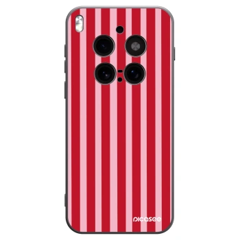 Picasee fekete szilikon tok az alábbi mobiltelefonokra Vivo X300 Pro - Lines red