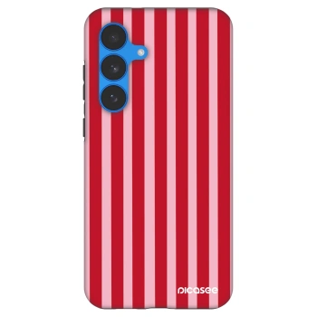 Szilikon tok erre a típusra Samsung Galaxy S25 FE 5G - Lines red