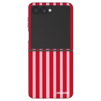 Szilikon tok erre a típusra Samsung Galaxy Z Flip7 5G - Lines red