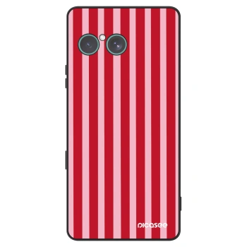 Szilikon tok erre a típusra Sony Xperia 10 VII - Lines red