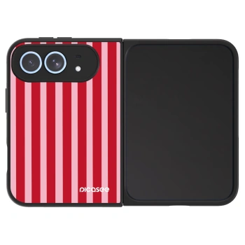 Szilikon tok erre a típusra Apple iPhone Duo - Lines red
