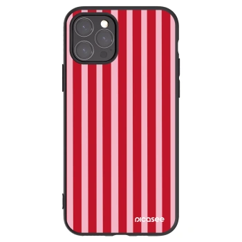 Picasee fekete szilikon tok az alábbi mobiltelefonokra Apple iPhone 11 Pro - Lines red