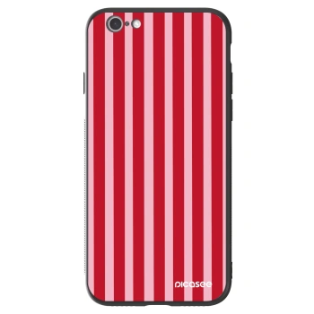 Szilikon tok erre a típusra Apple iPhone 6/6S - Lines red