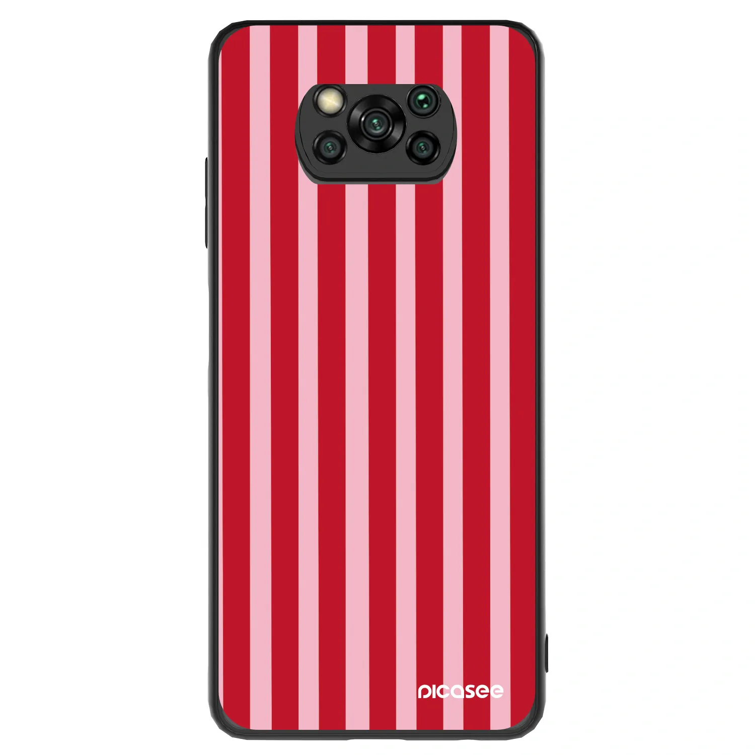 Picasee ULTIMATE CASE Xiaomi Poco X3 - készülékre - Lines red