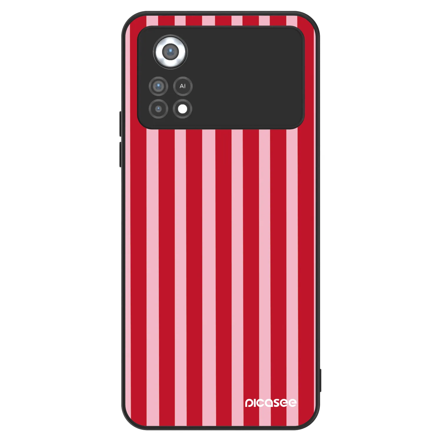 Picasee ULTIMATE CASE Xiaomi Poco X4 Pro 5G - készülékre - Lines red