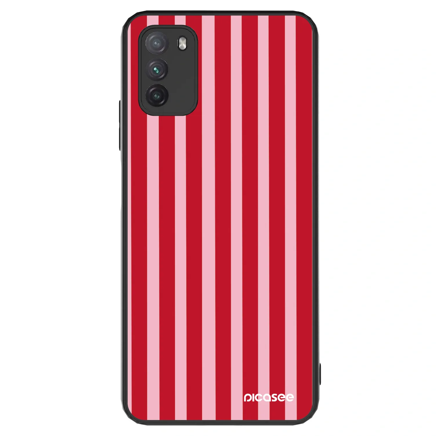 Picasee ULTIMATE CASE Xiaomi Poco M3 - készülékre - Lines red