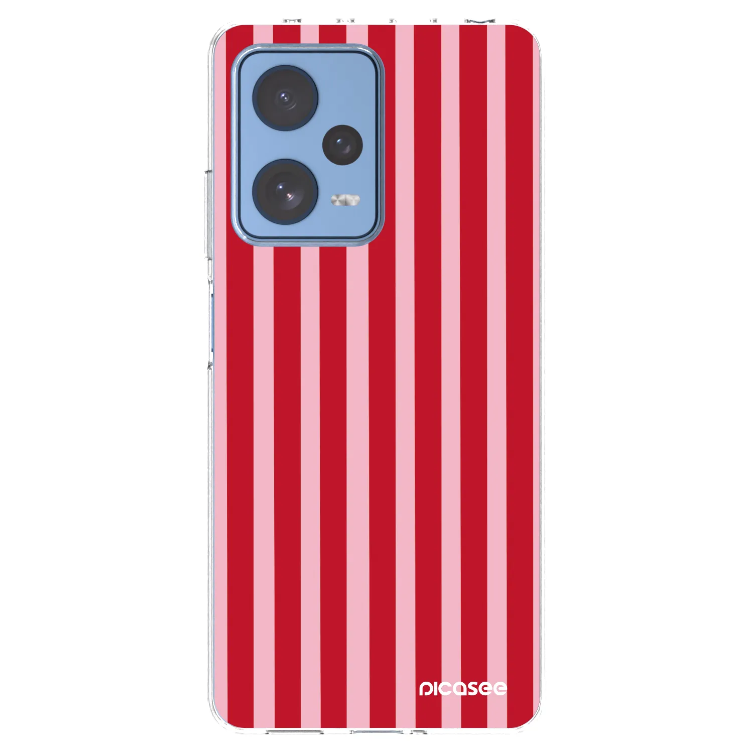 Picasee átlátszó szilikon tok az alábbi mobiltelefonokra Xiaomi Redmi Note 12 Pro 5G - Lines red
