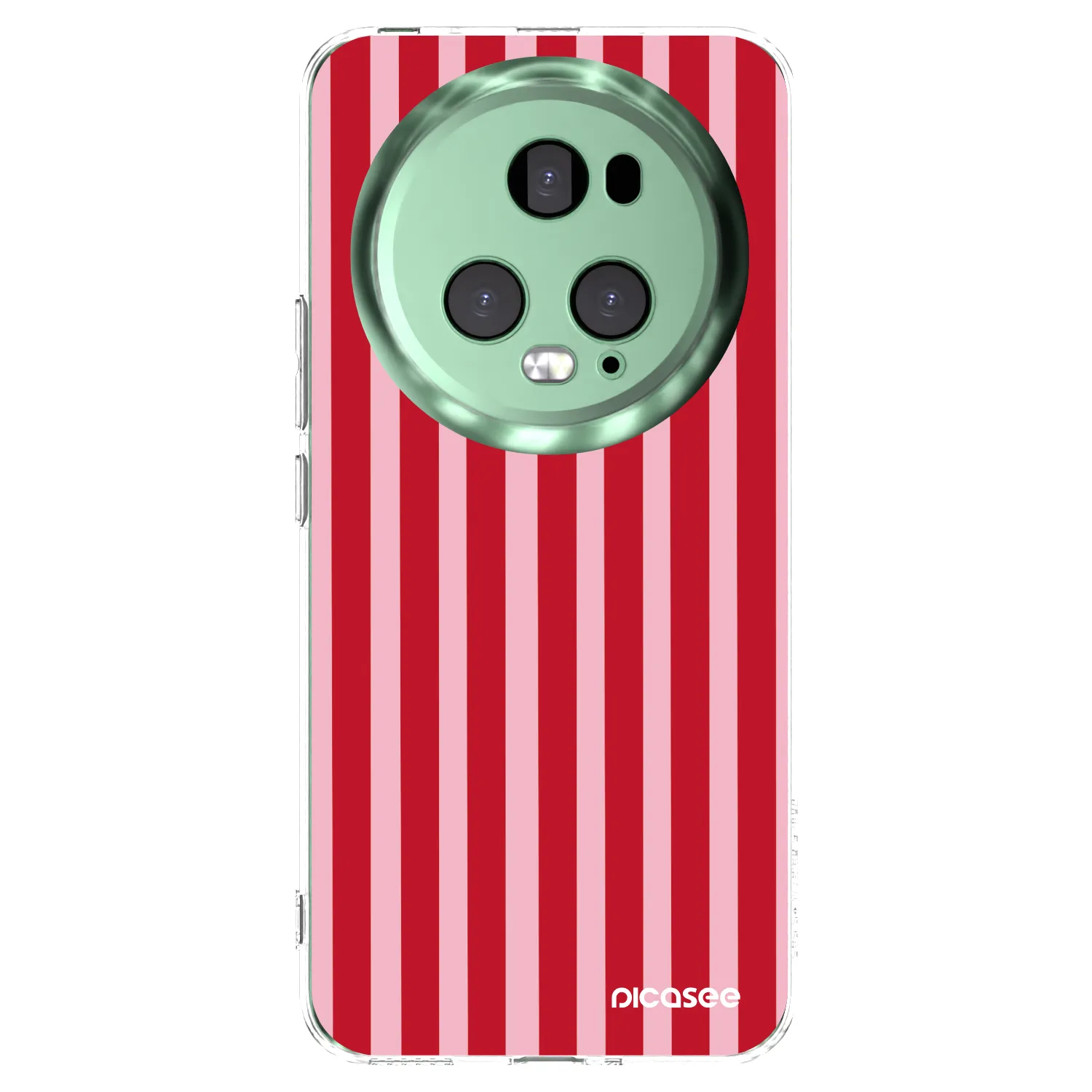 Picasee átlátszó szilikon tok az alábbi mobiltelefonokra Honor Magic5 Pro - Lines red