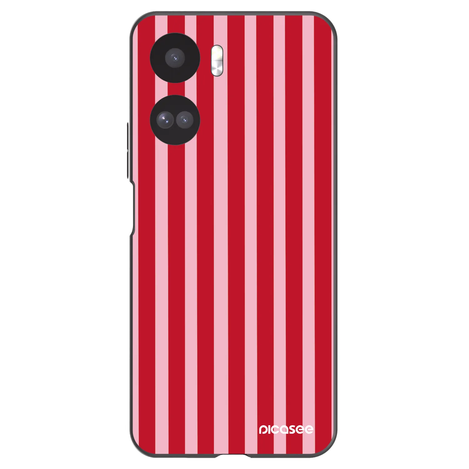 Picasee fekete szilikon tok az alábbi mobiltelefonokra Honor 90 Lite 5G - Lines red