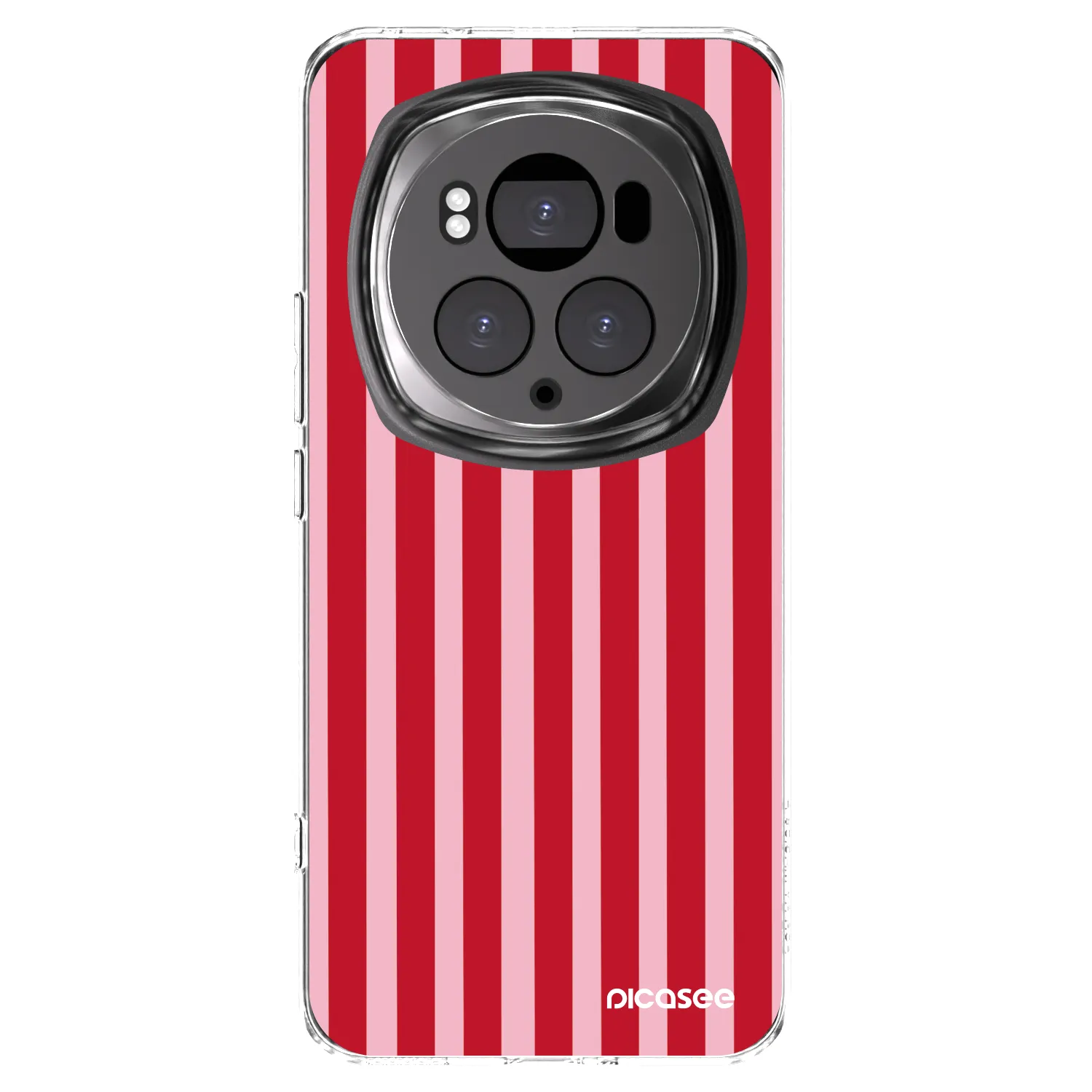 Picasee átlátszó szilikon tok az alábbi mobiltelefonokra Honor Magic6 Pro - Lines red