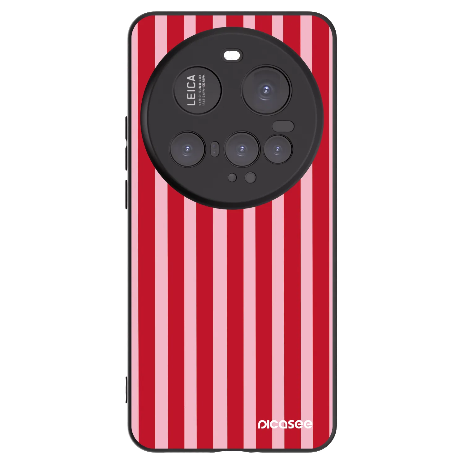 Picasee fekete szilikon tok az alábbi mobiltelefonokra Xiaomi 15 Ultra - Lines red