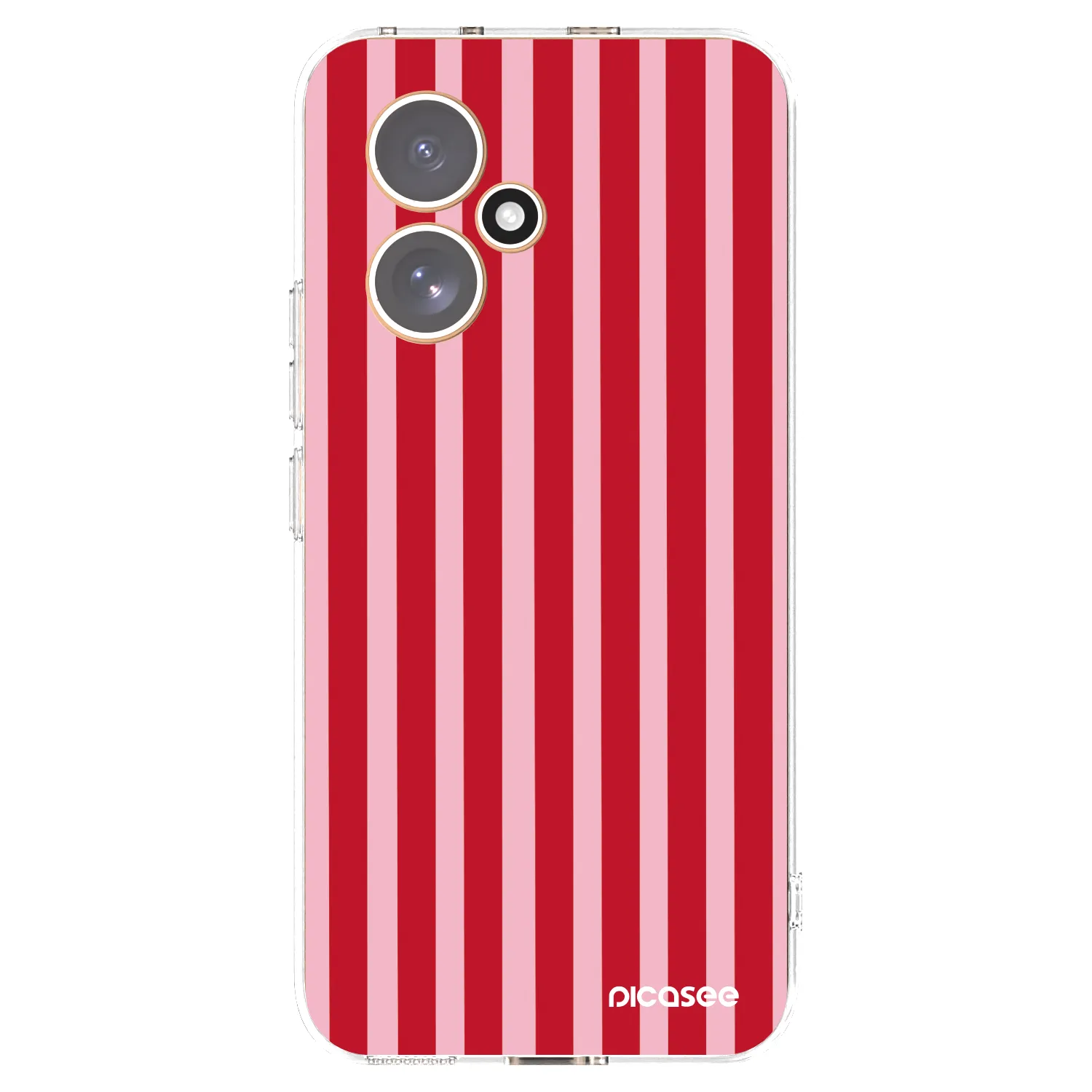 Picasee átlátszó szilikon tok az alábbi mobiltelefonokra Honor 400 5G - Lines red
