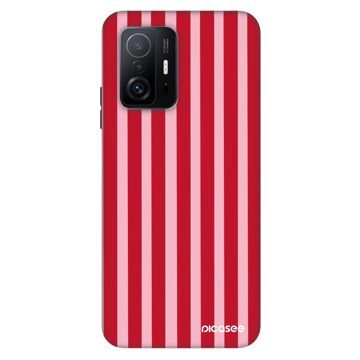 Picasee Fashion Case Xiaomi 11T Pro - Lines red